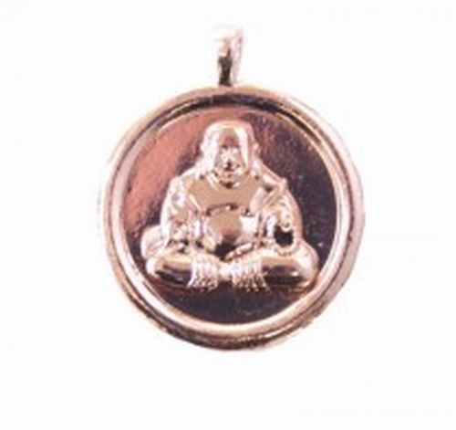 Boeddha hanger rose gold 4cm